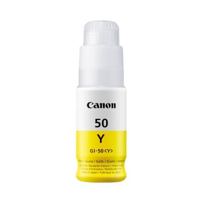 Tintenpatrone GI-50C, gelb, für Pixma G5050, G6050, G7050 und Pixma GM2050, GM4050, Inhalt: 70 ml