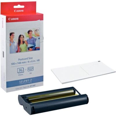 Photoset KP-36IP bestehend aus Fotopapier 10x15, (36 Blatt) und