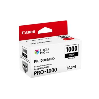 Tinte PFI-1000MBK für Pro-1000, mattschwarz, Inhalt: 80 ml