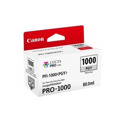 Tinte PFI-1000PGY für Pro-1000, photograu, Inhalt: 80 ml