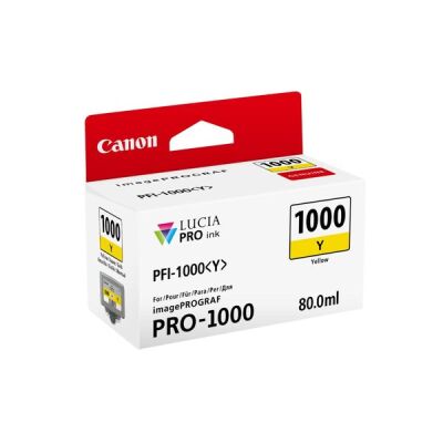 Tinte PFI-1000Y für Pro-1000, gelb, Inhalt: 80 ml