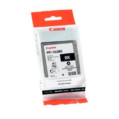 Tinte PFI-102BK, schwarz für iPF500,iPF600,iPF700,iP710,iPF720,