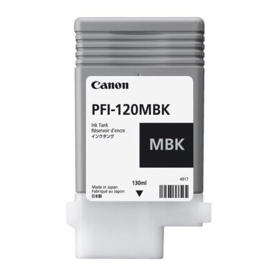 Tinte PFI-120MBK, mattschwarz, für iPF TM200, TM205, TM300, TM305 Inhalt: 130ml