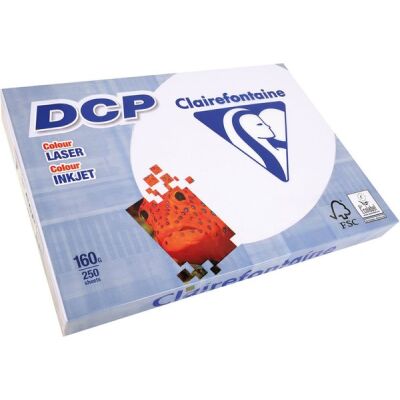 DCP Kopierpapier, DIN A3, 160g/qm, für Vollfarbdrucke, satiniert, weiß, Weißegrad: 170 CIE, Packung à 250 Blatt