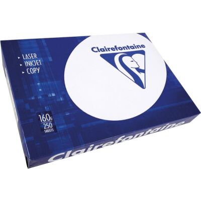 Clairalfa Kopierpapier, DIN A3, 160g/qm, weiß, Weißegrad: 170 CIE, Packung à 250 Blatt