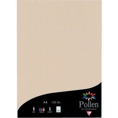 Farbiges Papier A4 120g Sand 50 Blatt