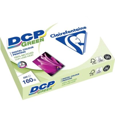 DCP Green Kopierpapier, DIN A4, 160g/qm, weiß, Weißegrad: 135 CIE, Packung à 250 Blat