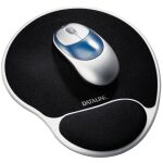 Gel Mousepad silber/schwarz 215x300x25mm
