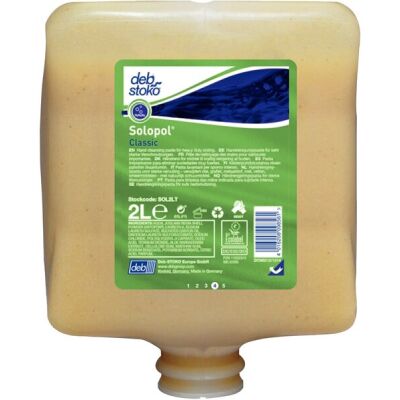 Solopol Classic 2 Liter, Handreinigungspaste, für Spender, Reibemittel, lösemittelfrei