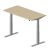 Sitz-/Stehschreibtisch Ahorn Modell: Comfort