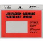 UNIPACK Begleitpapiertasche C6, mit Druck,...