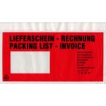 UNIPACK Begleitpapiertasche DIN Lang, mit Druck,...
