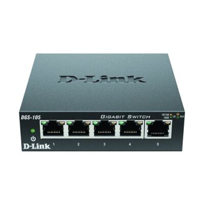 5-Port Layer2 Gigabit Switch 5x 10/100/1000Mbit/s TP (RJ-45) Port