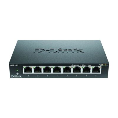 8-Port Layer2 Gigabit Switch 8x 10/100/1000Mbit/s TP (RJ-45) Port