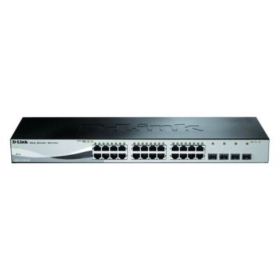 28-Port Layer2 Gigabit Smart Managed Switch, 24x 10/100/1000Mbit/s TP
