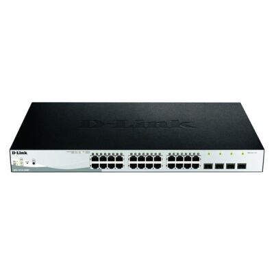 28-Port Layer2 Gigabit Smart Managed Switch, 24x 10/100/1000Mbit/s TP