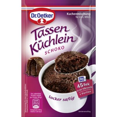 Dr. Oetker Tassenküchlein Schoko