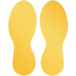 Bodenmarkierung, Form Fuß, ablösbar,...