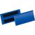 Magnetische Etikettentasche PP blau Format innen: 100x38mm