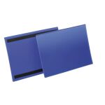 Magnetische Kennzeichnungstasche A4 quer, blau,...