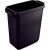 Abfallbehälter DURABIN 60 schwarz(recy.) 60Liter, rechteckig 555x615x285mm
