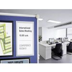 Folienrahmen Grip A4, schwarz, für schnelles...