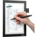 DURAFRAME NOTE, A5, schwarz, direkte Beschriftung...