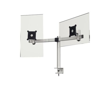 Monitor Halterung für 2 Monitore mit Tischklemme, für 21 - 27 Zoll, 3 - 8 kg, Maße: 780 x 445 x 190 mm (BxHxT)
