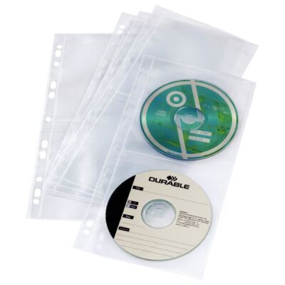 CD-DVD-Hülle zur Ablage von 4CDs/DVDs Universallochung für