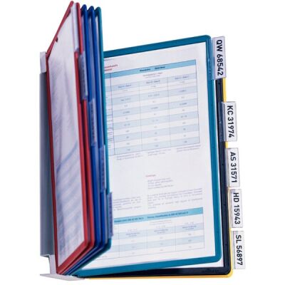 Sichttafelsystem Vario "wall" 10 Wandhalter inkl.10 Sichttafeln