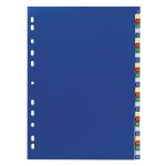 Register A4 mit geprägten, farbigen Taben 1-31, EDV...