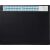 Schreibunterlage schwarz 65x50cm mit auswechselbaren transparenten