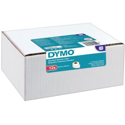 Adressetikett 28x89mm f. LableWriter permanent, weiß, 130 Etiketten/Rolle