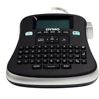 Beschriftungsgerät LabelManager? 210D+, bis 12 mm Schrifthöhe, 8 Schriftgrößen, 7 Schriftarten, 8 Rahmenstile plus Unterstreichungen