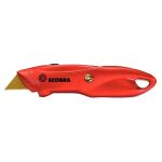 Ecobra Premium-Universalmesser, rot, Trapezklinge,...