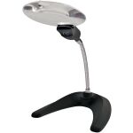 LED-Tisch-Standlupe mit flexiblem Halter, Ø 107...