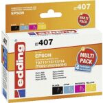 Edding Tinte 407 Epson T0711/T0712/ /T0714 Multipack 4