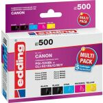 Edding Tinte 500 Canon PGI-520 /CLI-521BK/C/M/Y Multipack 5