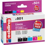 Edding Tinte 501 Canon PGI-525 /CLI-526BK/C/M/Y Multipack 5