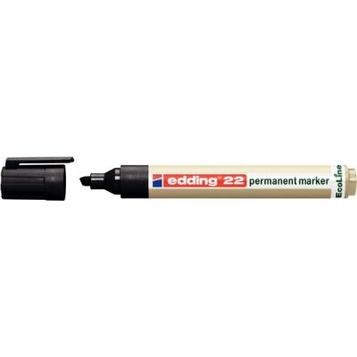 Marker 22 Keilspitze 1-5mm schwarz nachfüllbar mit edding T 25