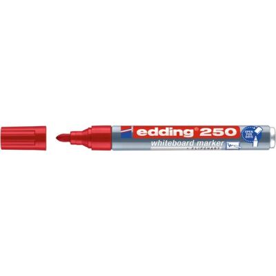Whiteboardmarker 250 Rundspitze 1,5-3mm, rot nachfüllbar