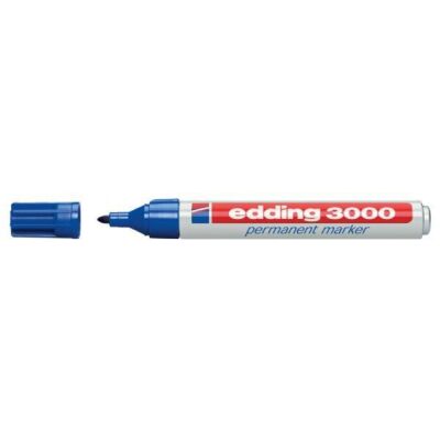 Marker 3000 mit Rundspitze, 1,5 - 3 mm, nachfüllbar, blau