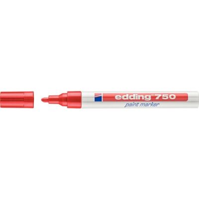 Marker Lack 750 Rund 2-4mm rot