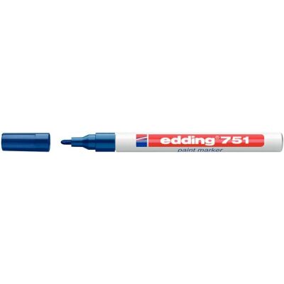 Marker Lack 751 Rund 1-2mm blau