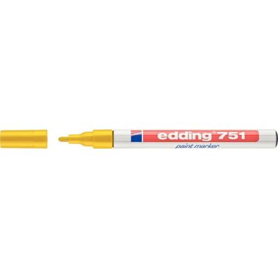 Marker Lack 751 Rund 1-2mm gelb