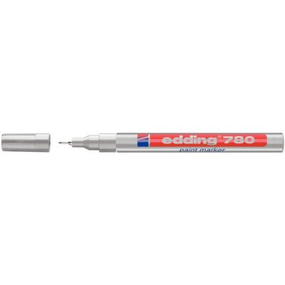 Marker Lack 780 Rund 0,8mm silber