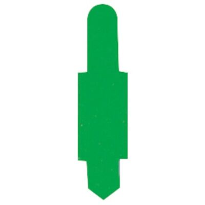Stecksignale, hellgrün, PVC, 15 x 55 mm