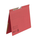 Pendelhefter A4, kfm. Heftung, Dehn- tasche, rot, 320 g/qm