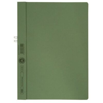 Klemmhandmappe, A4, für 10 Blatt, grün, ohne Vorderdeckel, 250g Manila-