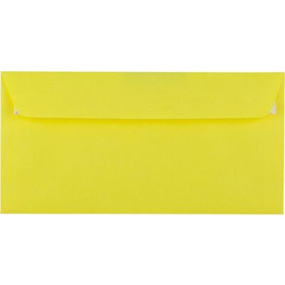 Briefumschlag C5/6 DL, HK, intensivgelb, 100 g, 229 x 114 mm, 1 Box = 250 Stück